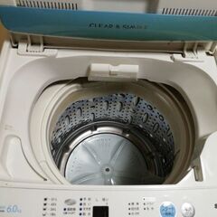 中古洗濯機　SANYO　ASW−60B　6kgの画像