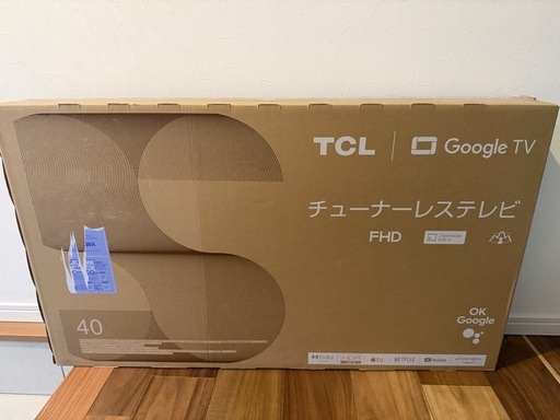【新品】TCL 40S54H 液晶チューナーレステレビ
