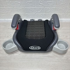 ［美品✨使用感少なめ❗️］ グレコ　ブースターシート ドリンクホルダー 3歳頃から11歳頃まで ロングユース　シートベルト 固定　 の画像