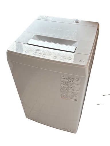 東芝 洗濯機 4.5kg AW-45GA2 2023年製