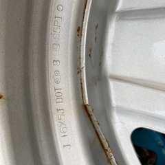 ジムニーJA11純正ホイール2個の画像