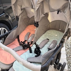 【成立済)】2人乗り/双子ベビーカーの画像