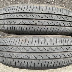 ダイハツ純正　１４インチアルミ＋中古タイヤ　１台分　155/65R14の画像