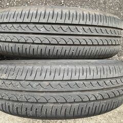 ダイハツ純正　１４インチアルミ＋中古タイヤ　１台分　155/65R14の画像