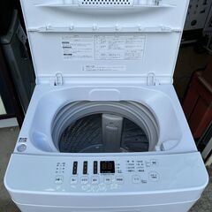 【動作保証あり】TAGlabel by amadana 2021年 AT-WM5511-WH 5.5kg 全自動洗濯機【管理KRS808】の画像