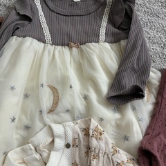 80〜90サイズ　女の子用秋服まとめ売り　プティマイン多めの画像