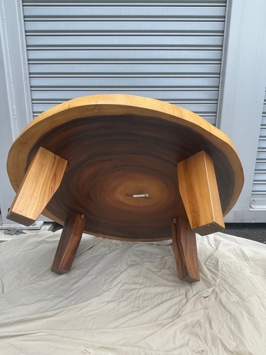 石崎家具モンキーポッド一枚板テープル