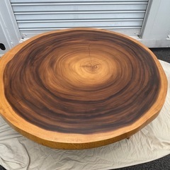 石崎家具モンキーポッド一枚板テープルの画像