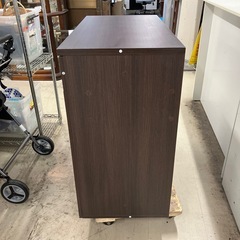 W2510-435 キッチンカウンター　キャスター付き　キズ汚れ有りの画像