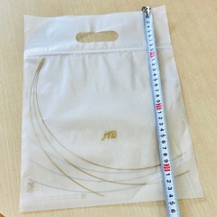 ナイロンのジッパーバックの画像