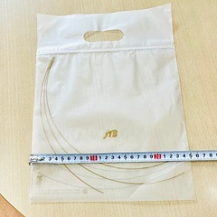 ナイロンのジッパーバックの画像