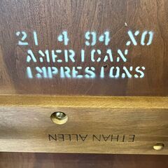 【ETHAN ALLEN】 イーセンアーレン ダイニングテーブル American Impression アメリカンインプレッション A0679の画像