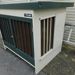 【JM851】アイリスオーヤマ IRIS OHYAMA SL-120W スチール犬舎 ケンネル 犬小屋の画像