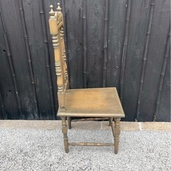 👑✨【重厚感たっぷり✨木製ロッキングチェア（王様イス風）】✨👑の画像