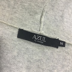 AZU L/袖なしロングカーディガン　フード付きの画像