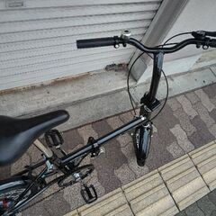 CAPTAIN STAG[キャプテンスタッグ]16吋 折り畳み自転車 外装6段/ブラックの画像