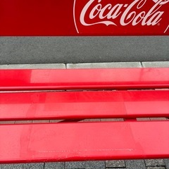 コカコーラのベンチの画像