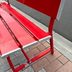 コカコーラのベンチの画像