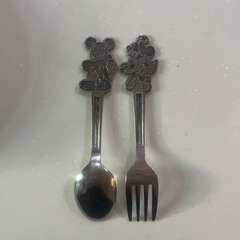 カトラリー　／ ミッキーマウス　スプーンフォークの画像