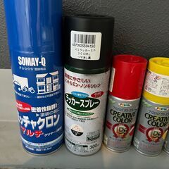 ラッカースプレー・プライマー５点の画像