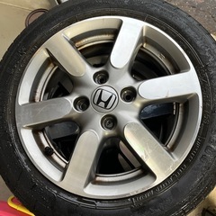 【取引成立】
ホンダ　夏タイヤ付きあるみアルミの画像