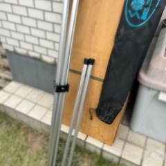 アウトドア用の机の画像