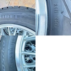 205/60r16 冬タイヤ アルミホイール付き　の画像
