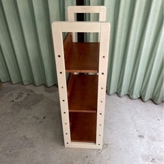 🌿✨【木製3段シェルフ🪵ナチュラルでおしゃれな収納ラック】✨🌿の画像