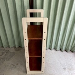 🌿✨【木製3段シェルフ🪵ナチュラルでおしゃれな収納ラック】✨🌿の画像