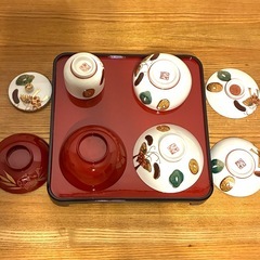 九谷焼　御初膳 お食い初め膳 食器 お膳の画像