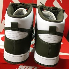 NIKE DUNK HI RETRO "WHITE/CARGO KHAKI” ナイキ ダンク ハイの画像