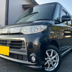 Bluetooth対応ナビ付き☆月々9千円〜分割可❗️車検付き！【名義変更代込み】広い車内！大人気‼️ダイハツ タントカスタム☆Bluetooth対応ナビ付き☆走行中DVD見れます☆純正アルミ☆便利なスライドドア☆ドライブレコーダー☆そのまま乗って帰れます！の画像