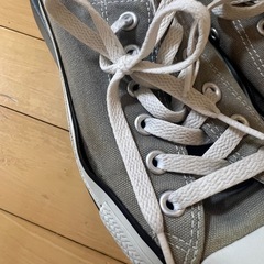 converse グレー　靴　25.5の画像