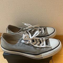 converse グレー　靴　25.5の画像