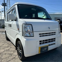 【支払総額24.8万円】h25年式人気No. 1♩車検令和9年3月エブリィジョインターボ即日納車ok機関良好 内外装良好 TV バックカメラ 不具合無し！の画像