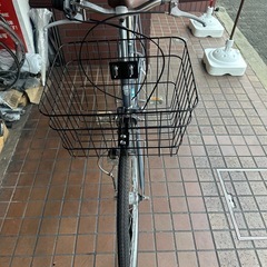 27インチ　外装6段変速　LEDオートライト付き　グレーの画像
