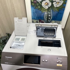 💥激安💥❗️配送•設置🉑❗️♻️処分撤去♻️洗剤自動投入✅タッチパネル操作✅2017年式11KG/6KG PANASONICドラム式洗濯機　NA-VX9800L　の画像