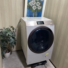 💥激安💥❗️配送•設置🉑❗️♻️処分撤去♻️洗剤自動投入✅タッチパネル操作✅2017年式11KG/6KG PANASONICドラム式洗濯機　NA-VX9800L　の画像