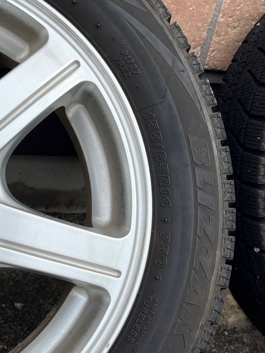 【早いもの勝ち】155／65R14ブリヂストン【商談中】 VRXスタッドレスタイヤ2020年製
