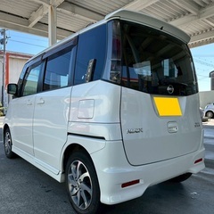 Bluetooth対応ナビ付き☆月々9千円〜分割払い可❗️ 車検2年付き！【名義変更代込み】大人気☆日産 ルークスハイウェイスター☆Bluetooth対応ナビ付き☆走行中DVD見れます☆ETC付き☆電動スライドドア☆ドラレコ付き☆スマートキー☆フルオートエアコン☆純正アルミ！そのまま乗って帰れます❗️の画像