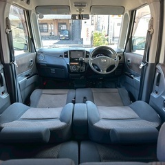 Bluetooth対応ナビ付き☆月々9千円〜分割払い可❗️ 車検2年付き！【名義変更代込み】大人気☆日産 ルークスハイウェイスター☆Bluetooth対応ナビ付き☆走行中DVD見れます☆ETC付き☆電動スライドドア☆ドラレコ付き☆スマートキー☆フルオートエアコン☆純正アルミ！そのまま乗って帰れます❗️の画像