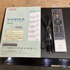 東芝　ＨＤＤ&ＤＶＤレコーダーの画像