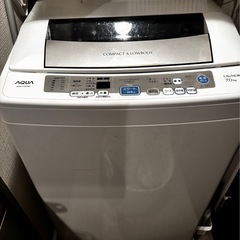 AQUA 洗濯機　訳ありの画像