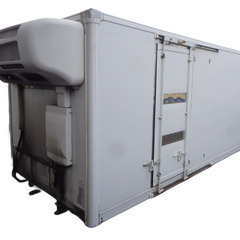 トラックコンテナ 箱 6300x2240x2450 横扉付 アルミバン 冷凍冷蔵 保冷 倉庫 物置 ガレージ コンテナハウス 愛媛よりの画像