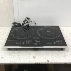 山善 IHクッキングヒーターふたくち2口の画像