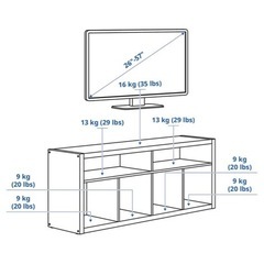 【IKEAテレビ台】テレビは含みませんの画像