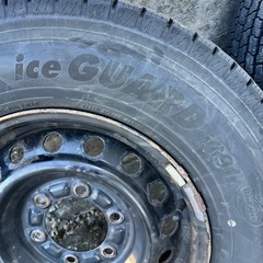 スタッドレスタイヤ＆ホイールセット 195/80R15 ヨコハマ IceGuard IG91　　の画像
