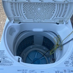 洗濯機　ひび割れありの画像