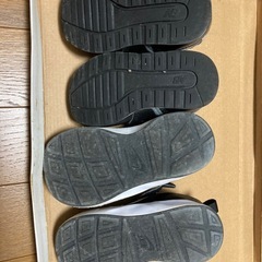 New Balance NIKE ベビーシューズ 2足セット 13cm ブラック系の画像