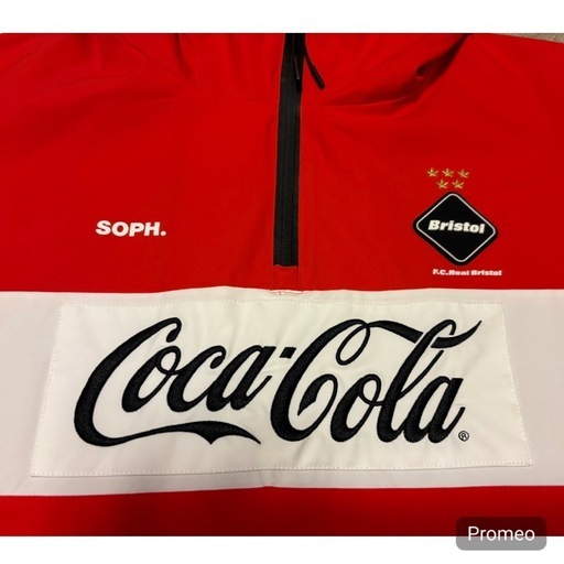 ★激レア★ F.C.Real Bristol×Coca-Cola ハーフジップM